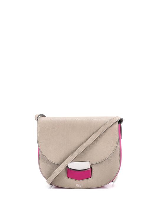 Celine Handbags - Celine Trotteur Crossbody Bag Grainy #240349C92B